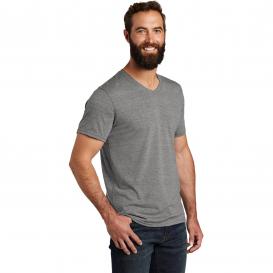 Allmade AL2014 Unisex Tri-Blend V-Neck Tee - Aluminum Grey