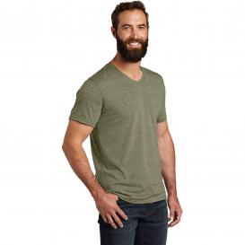 Allmade AL2014 Unisex Tri-Blend V-Neck Tee - Olive You Green