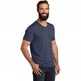 Allmade AL2014 Unisex Tri-Blend V-Neck Tee - Rebel Blue