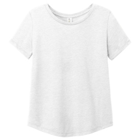 Allmade AL2015 Women's Relaxed Tri-Blend Scoop Neck Tee - Fairly White