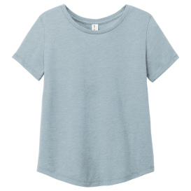 Allmade AL2015 Women's Relaxed Tri-Blend Scoop Neck Tee - I Like You Blue