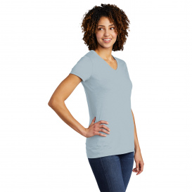 Allmade AL2018 Women's Tri-Blend V-Neck Tee - I Like You Blue