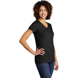 Allmade AL2018 Women's Tri-Blend V-Neck Tee - Space Black