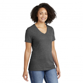 Allmade AL2303 Women\'s Recycled Blend V-Neck Tee - Reloaded Charcoal Heather
