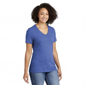 Allmade AL2303 Women's Recycled Blend V-Neck Tee - Reused Royal Heather
