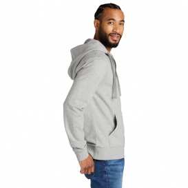 Allmade AL4002 Unisex Organic French Terry Full-Zip Hoodie - Granite Grey Heather