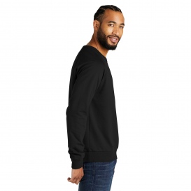 Allmade AL4004 Unisex Organic French Terry Crewneck Sweatshirt - Deep Black