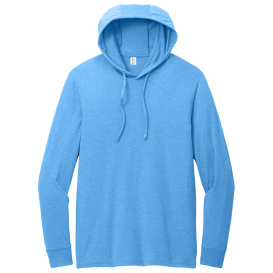 Allmade AL6003 Unisex Tri-Blend Hoodie Tee - Azure Blue