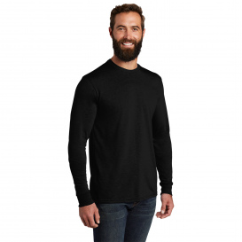 Allmade AL6004 Unisex Tri-Blend Long Sleeve Tee - Deep Black