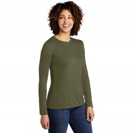Allmade AL6008 Women\'s Tri-Blend Long Sleeve Tee - Olive You Green