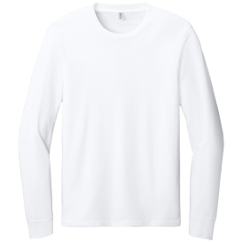 Allmade AL6104 Unisex Long Sleeve Organic Cotton Tee - Bright White