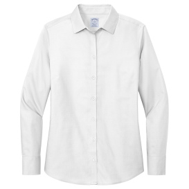 Brooks Brothers BB18003 Women\'s Wrinkle-Free Stretch Nailhead Shirt - White
