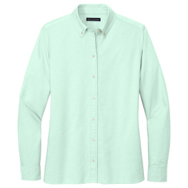 Brooks Brothers BB18005 Women\'s Casual Oxford Cloth Shirt - Soft Mint