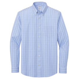 Brooks Brothers BB18008 Wrinkle-Free Stretch Patterned Shirt - Newport ...