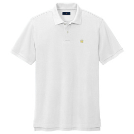 Brooks Brothers BB18200 Pima Cotton Pique Polo - White