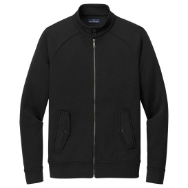 Brooks Brothers BB18210 Double Knit Full-Zip - Deep Black