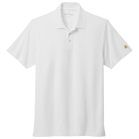 Brooks Brothers BB18220 Mesh Pique Performance Polo - White