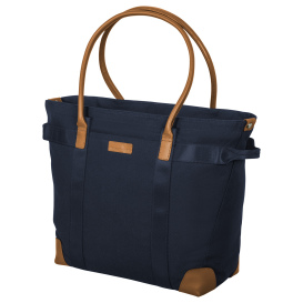 Brooks Brothers BB18840 Wells Laptop Tote - Navy Blazer | Full Source