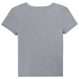 Bella + Canvas BC1010 Women\'s Micro Rib Baby Tee - Athletic Heather