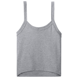 Bella + Canvas BC1012 Women\'s Micro Rib Spaghetti Strap Tank - Athletic Heather