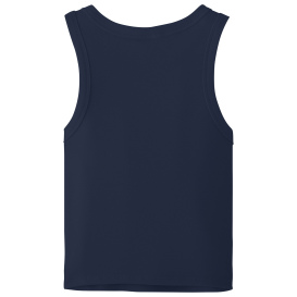 Bella + Canvas BC1019 Women\'s Micro Rib Racer Tank - Solid Navy Blend