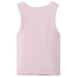 Bella + Canvas BC1019 Women\'s Micro Rib Racer Tank - Solid Pink Blend