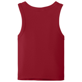 Bella + Canvas BC1019 Women\'s Micro Rib Racer Tank - Solid Red Blend