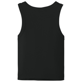 Bella + Canvas BC1019 Women\'s Micro Rib Racer Tank - Solid Black Blend