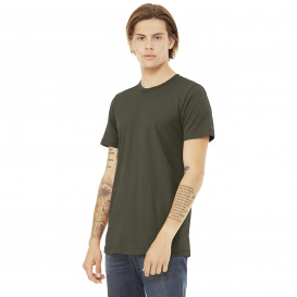 Bella + Canvas BC3001 Unisex Jersey Short Sleeve Tee - Dark Olive