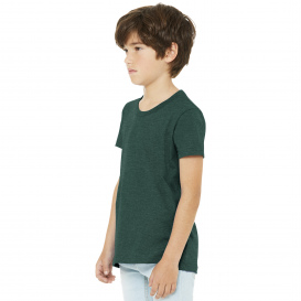 Bella + Canvas BC3001CVC Youth Heather CVC Tee - Heather Forest