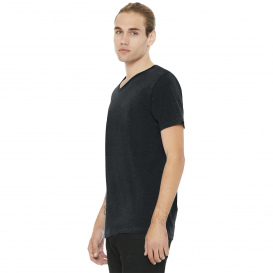 Bella + Canvas BC3005CVC Unisex Heather CVC V-Neck Tee - Dark Grey Heather