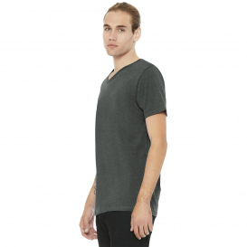 Bella + Canvas BC3005CVC Unisex Heather CVC V-Neck Tee - Deep Heather