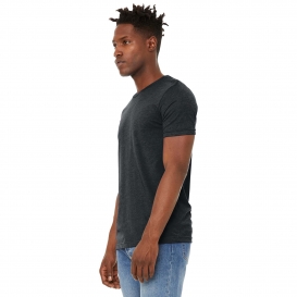 Bella + Canvas 3301 Unisex Sueded Tee - Dark Grey Heather