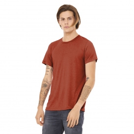 Bella + Canvas BC3413 Unisex Triblend Short Sleeve Tee - Brick Triblend