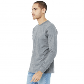 Bella + Canvas BC3501CVC Unisex Heather CVC Long Sleeve Tee - Athletic Heather