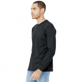 Bella + Canvas BC3501CVC Unisex Heather CVC Long Sleeve Tee - Dark Grey Heather