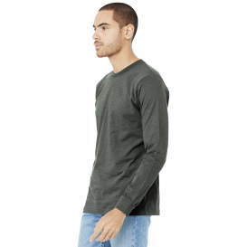 Bella + Canvas BC3501CVC Unisex Heather CVC Long Sleeve Tee - Deep Heather