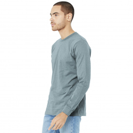 Bella + Canvas BC3501CVC Unisex Heather CVC Long Sleeve Tee - Heather Slate