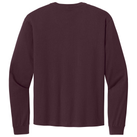 Bella + Canvas BC3511 Unisex 6-Ounce Heavyweight Long Sleeve Tee - Maroon