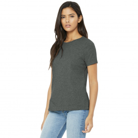 Bella + Canvas BC6400CVC Women's Relaxed CVC Tee - Deep Heather