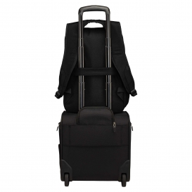 Port Authority BG218 Access Square Backpack - Black