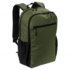 Port Authority BG226 Daily Commute Backpack - Olive Green | Full Source