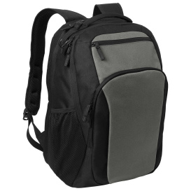 Port Authority BG232 Transport Backpack - Gusty Grey/Black | Full Source