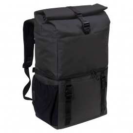Port Authority BG501 18-Can Backpack Cooler - Dark Charcoal/Black