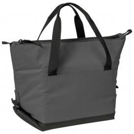 Port Authority BG515 6-Can Collapsible Cooler - Charcoal/Dark Charcoal