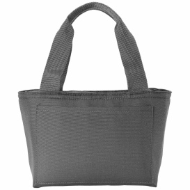 Port Authority BG518 Insulated Lunch Tote - Gray Steel
