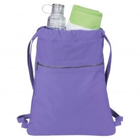 Port Authority BG621 Beach Wash Cinch Pack - Amethyst