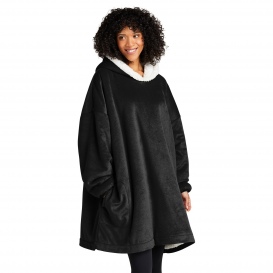 Port Authority BP41 Mountain Lodge Wearable Blanket - Black