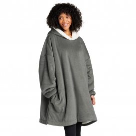 Port Authority BP41 Mountain Lodge Wearable Blanket - Hearth Grey