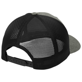 Port Authority C110 Flexfit 110 Mesh Cap - Heather Graphite/Black
